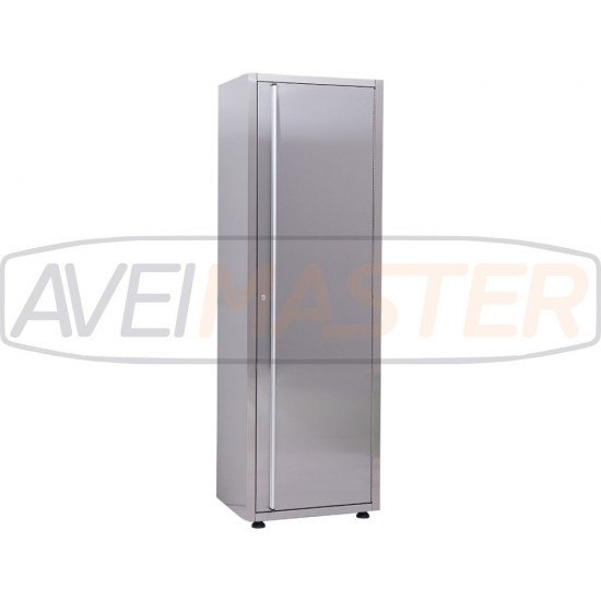 Armario Simple Alto INOX 430 c / 4 Prat 600x460x1860