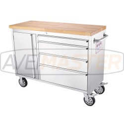 Z nerezovej ocele lavice 430 Gav 5-1 + c dvere / veko Mad 1220x460x940