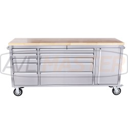 Stolný 10 430 z nehrdzavejúcej zásuvky + 1-Port w / Mad povrch 1800x460x940 Stolný 10 430 z nehrdzavejúcej zásuvky + 1-Port w / Mad povrch 1800x460x940