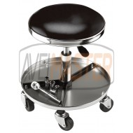 Banka práce kolo w / kolies a nerezové 807330 bicykli zásobníka