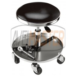 Banka práce kolo w / kolies a nerezové 807330 bicykli zásobníka