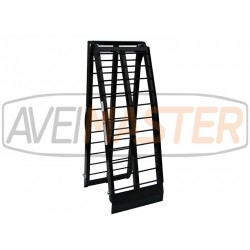 807808 Hliníková najázdová skladacia rampa čierna  2380x450mm 680kg 807808 Hliníková najázdová skladacia rampa čierna  2380x450mm 680kg