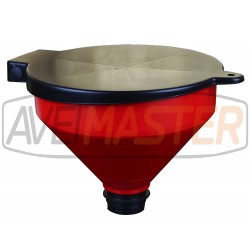 Plastový lievik w / Cover Black + Red 250mmx210mm PP