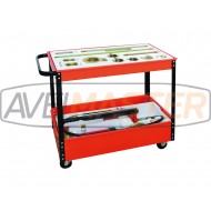 Fry variť 20T Plný opice na lavičke w / Kolesá