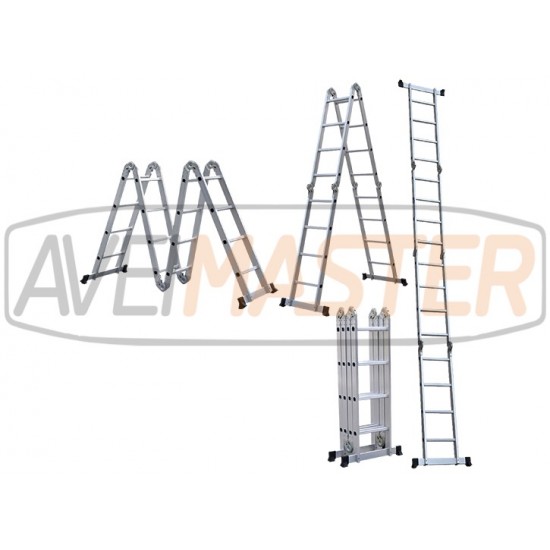 Hliníkový rebrík Muliusos 16 krokov 4750mm 960 550