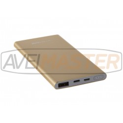 Power banka hliníkové telo Gold 5000 Mah PB-5705 Power banka hliníkové telo Gold 5000 Mah PB-5705